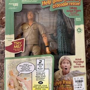 Vintage Steve Irwin CrocodileHunter action figure collectible